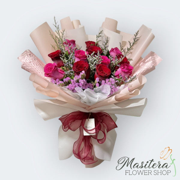 Red and Pink Roses