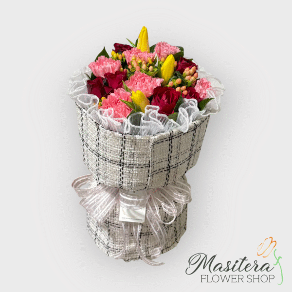 Round Mixed Flowers